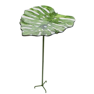 Tropical Leaf Birdbath