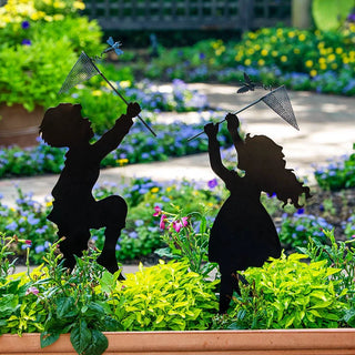 Playful Garden Silhouettes