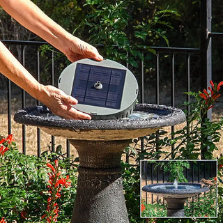 Solar Birdbath Fountain Kit