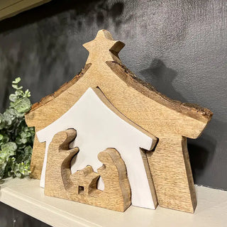 Wooden Nesting Nativity